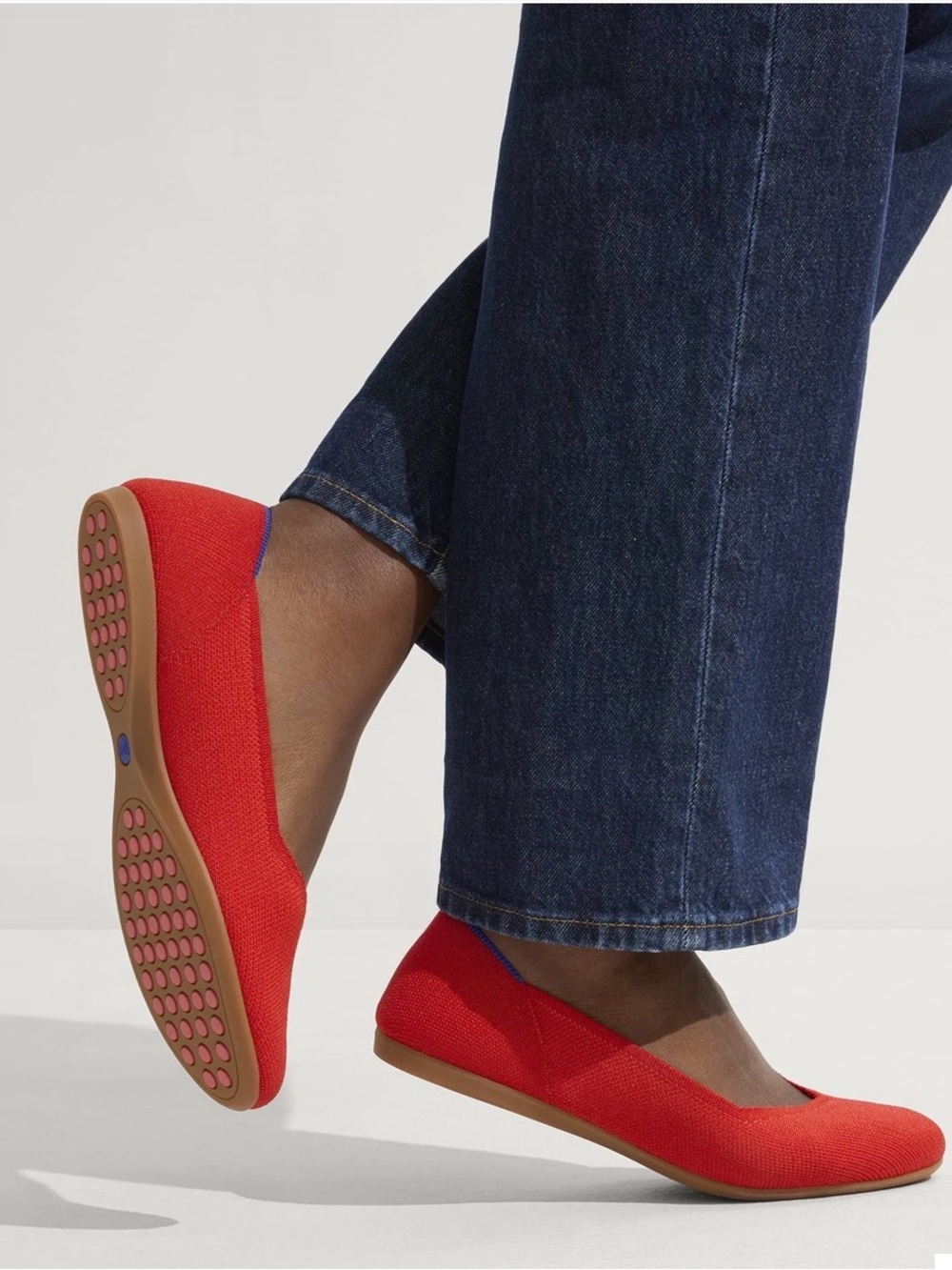 Rothy's Women's Burnt Orange Pointed Ballet Flats